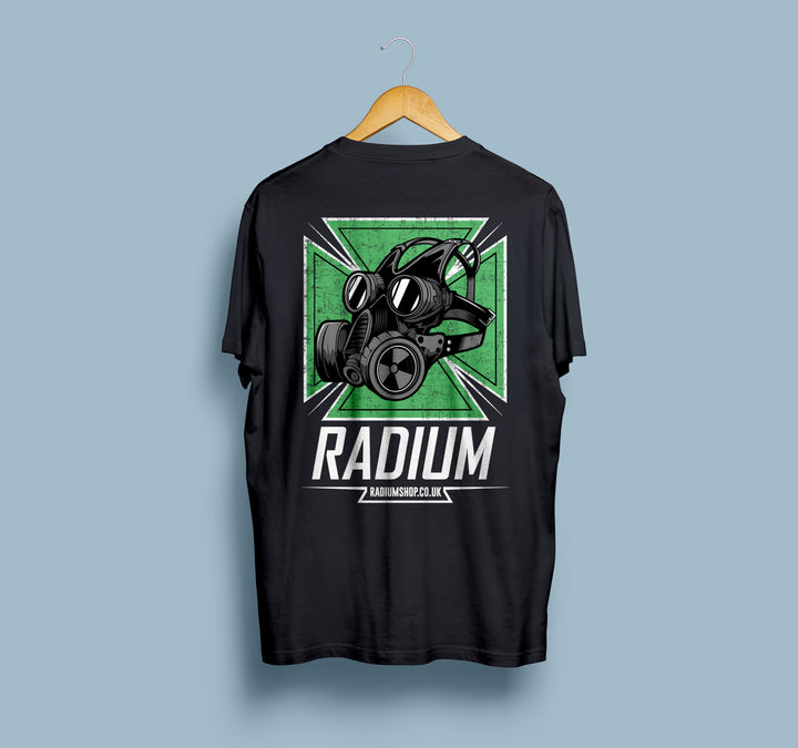 Radiumshop Iron Cross T-Shirt Black Merchandise Radium engineering S Green