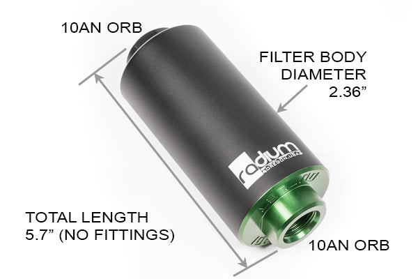 Radium Fuel Filter Kit Microglass 6 Micron Check Valve Model Vehicles & Parts Radium engineering