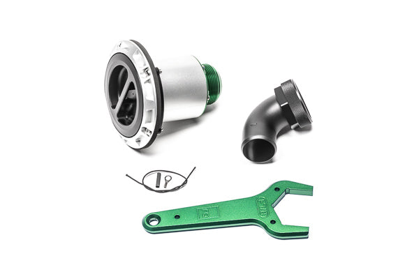 Radium Engineering Remote Mount Vented Standard Filler 1.5in Elbow Vehicles & Parts Radium engineering