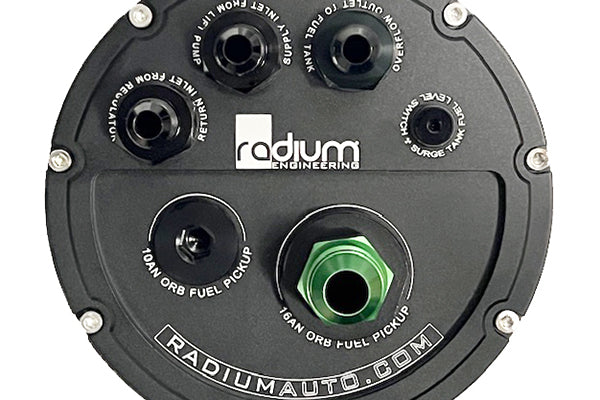 Radium Fuel Surge Tank for External Pumps Vehicles & Parts Radium engineering