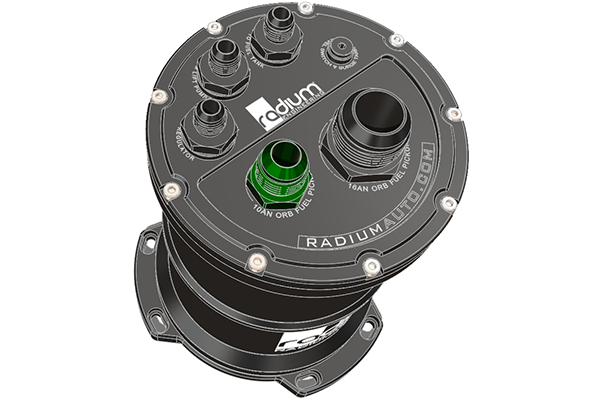 Radium Fuel Surge Tank for External Pumps Vehicles & Parts Radium engineering