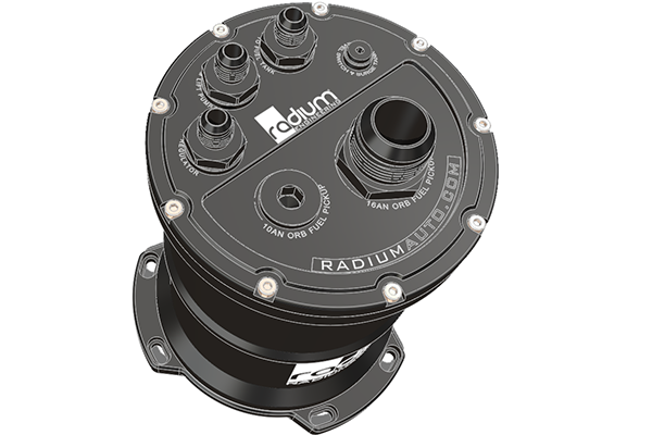 Radium Fuel Surge Tank for External Pumps Vehicles & Parts Radium engineering