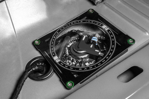Radium Engineering Fuel Pump Access Cover 10-15 Chevrolet Camaro Motor Vehicle Parts Radium engineering