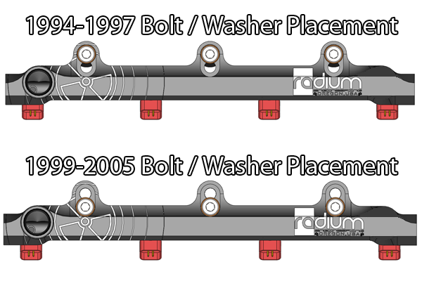 Radium Fuel Rail Mazda 1.8L Bp Vehicles & Parts Radium engineering