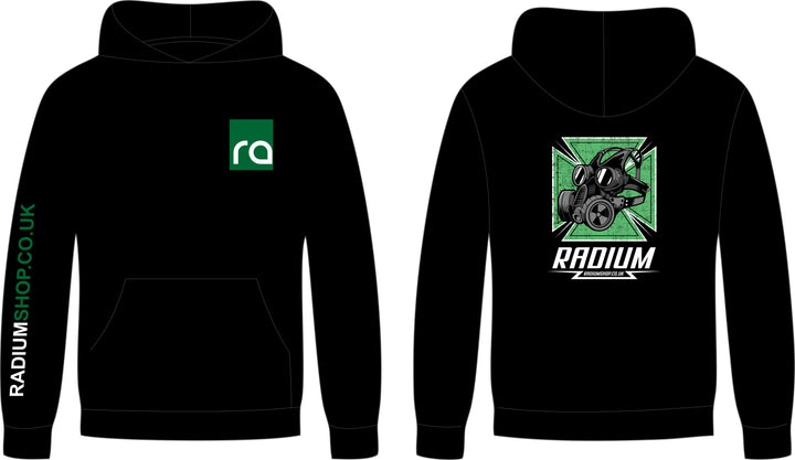 Radiumshop Iron Cross Hoodie Black Merchandise Radium engineering S Green