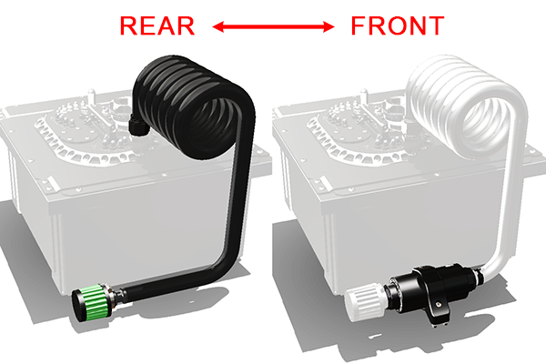 Radium Engineering Fuel Vent Charcoal Canister for 3/4in Hose Vehicles & Parts Radium engineering