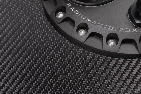 Radium Engineering Carbon Fiber Fuel Cell Lid - 6 Gallon Vehicles & Parts Radium engineering