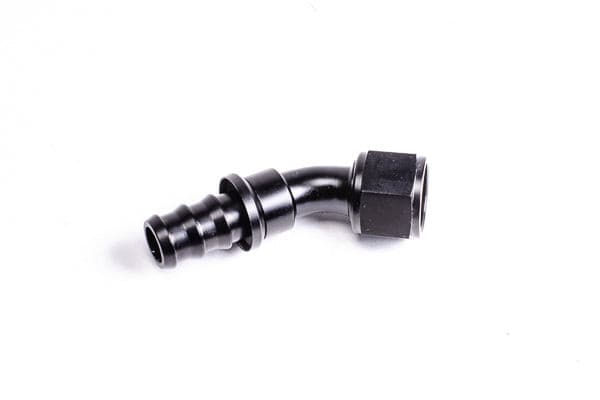 Radium Pushlok Hose End, 12An, 45 Deg Vehicles & Parts Radium engineering