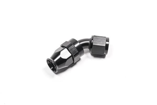 Radium 8An Hose End, 45 Degree, Ptfe, Black Vehicles & Parts Radium engineering