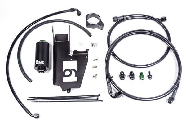 Radium Fuel Hanger Pluming Kit Mit Evo 7-9 Stainless Filter Vehicles & Parts Radium engineering