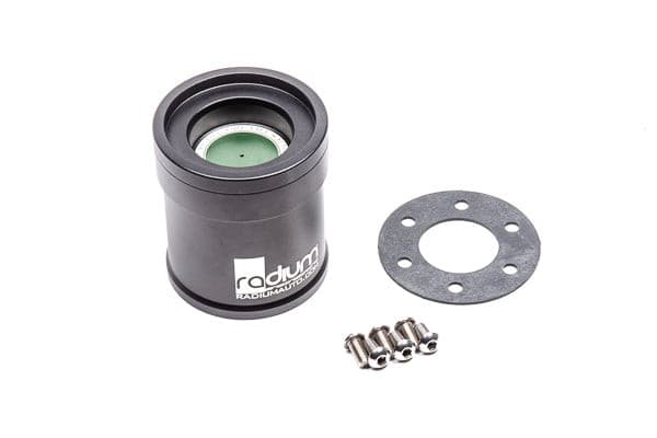Radium Dry Break, 1.5In, Female, Direct Mount, Vented Vehicles & Parts Radium engineering