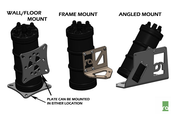 Radium Fuel Surge Tank Mounting Bracket Wall Floor Mount Vehicles & Parts Radium engineering