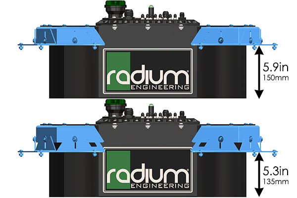 Radium Spare Tyre Fuel Cell Install Kit Vehicles & Parts Radium engineering