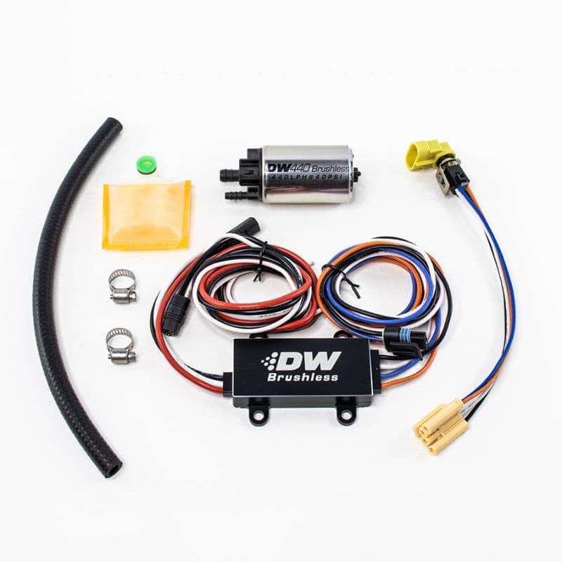 DeatschWerks DW440 440lph Brushless Fuel Pump w/ Single Speed Controller Motor Vehicle Parts DeatschWerks