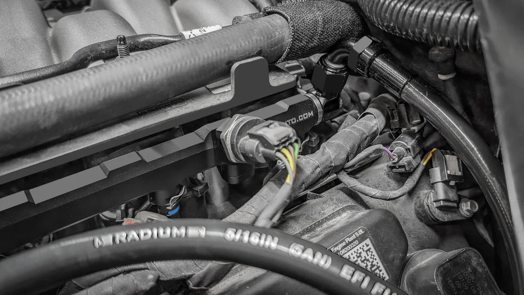 Radium Engineering 2018+ Ford Mustang Fuel Hanger Plumbing Kit - Microglass Filter Vehicles &amp; Parts Radium engineering