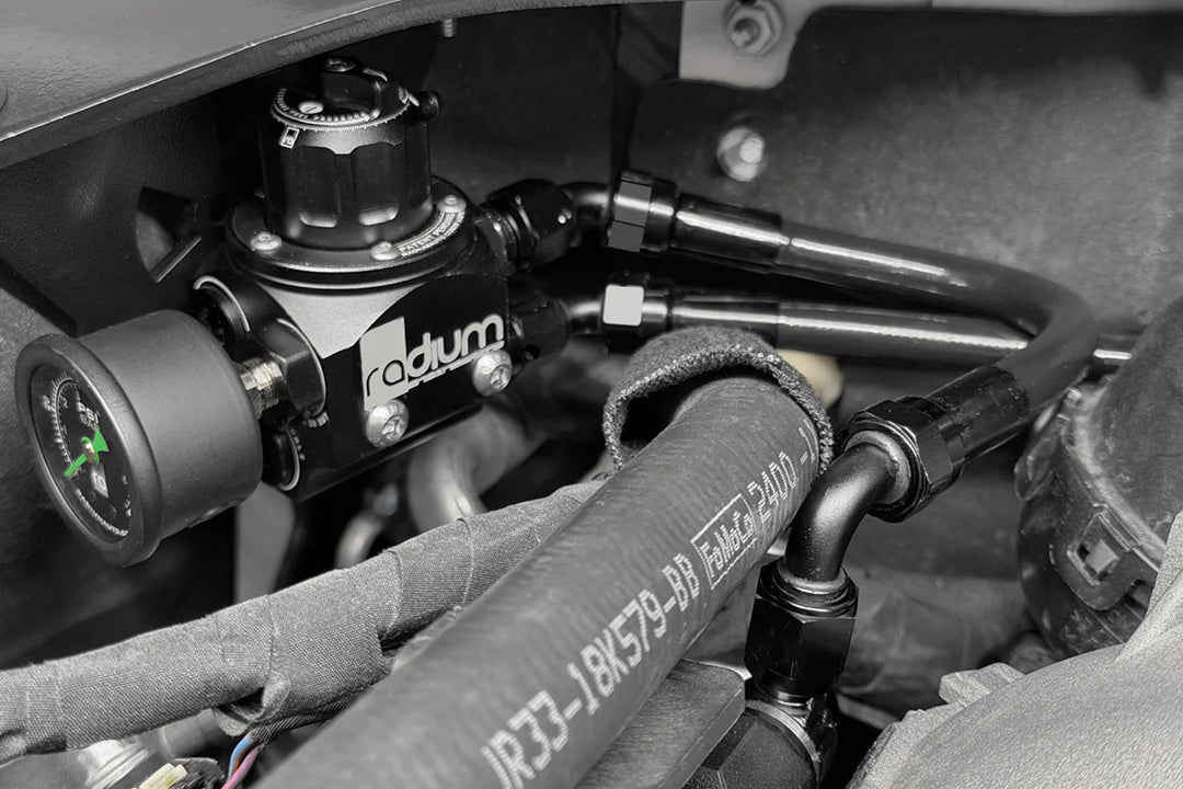 Radium Engineering 2018+ Ford Mustang Fuel Hanger Plumbing Kit - Microglass Filter Vehicles &amp; Parts Radium engineering