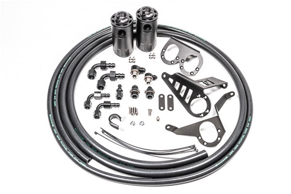 Radium Dual Catch Can Kit MK4 Supra Fluid Lock Vehicles & Parts Radium engineering