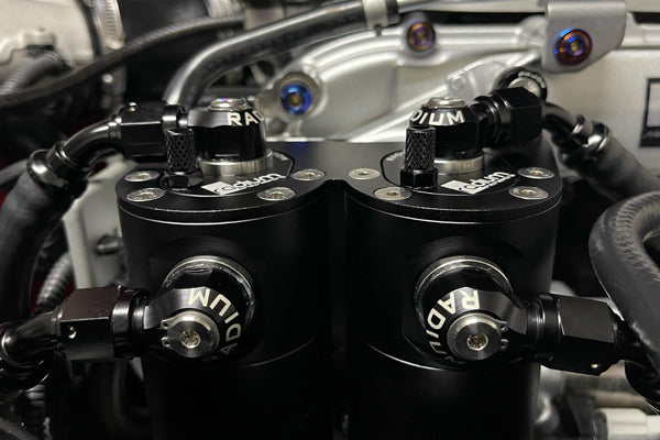 Radium Triple Catch Can Kit Nissan R35 GTR Vehicles & Parts Radium engineering