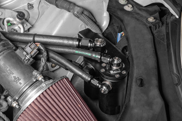 Radium Dual Catch Can Kit Nissan 350Z VQ35DE/HR Vehicles & Parts Radium engineering