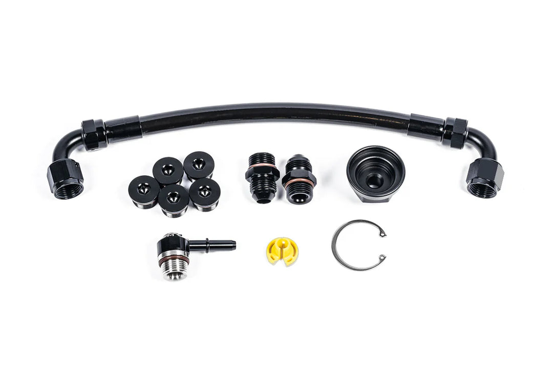 Radium Engineering Nissan VK56DE Fuel Rail Plumbing Kit.