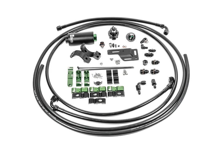 Radium Fuel Hanger Plumbing Kit Mitsubishi EVO 1-6 Stainless Filter