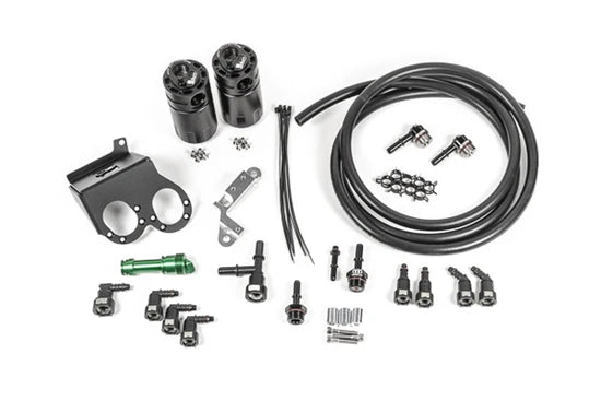 Radium Engineering 15-19 Corvette Z06 Dual Catch Can Kit Fluid Lock Vehicles & Parts Radium engineering