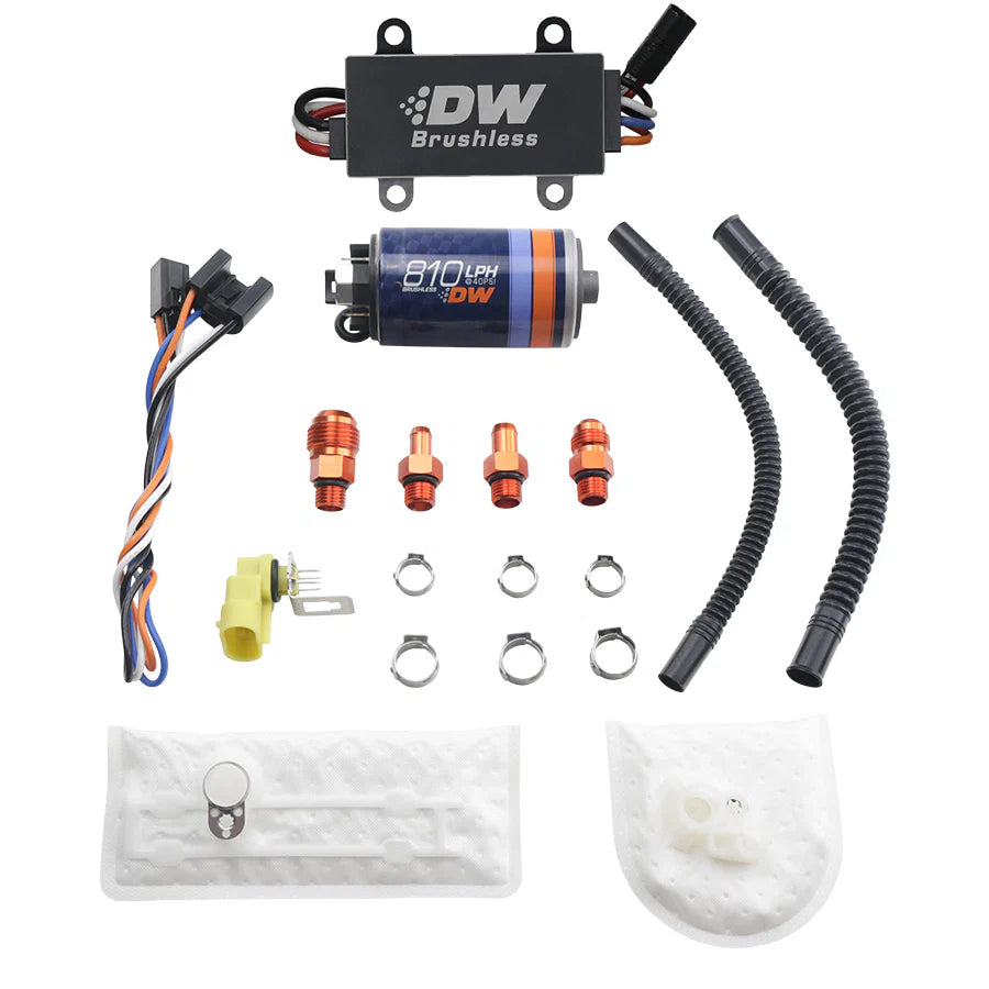 DeatschWerks DW810 Brushless 810lph In-Tank Brushless Fuel Pump w/ 9-1002 + Dual Speed Controller Motor Vehicle Parts DeatschWerks