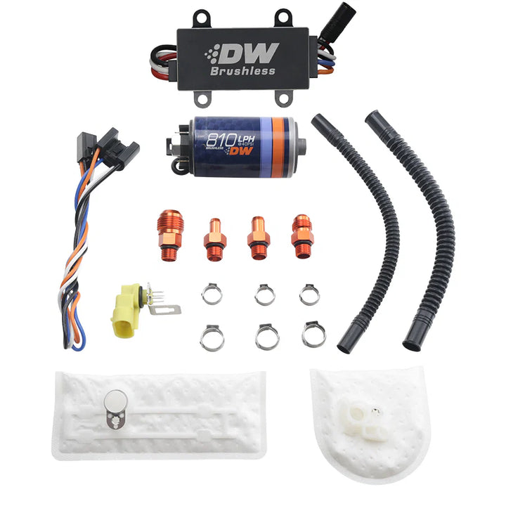 DeatschWerks DW810 Brushless 810lph In-Tank Brushless Fuel Pump w/ 9-1002 + Dual Speed Controller Motor Vehicle Parts DeatschWerks