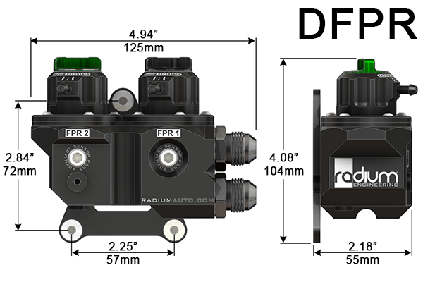 Radium DFPR Dual Fuel Pressure Regulator Vehicles & Parts Radium engineering
