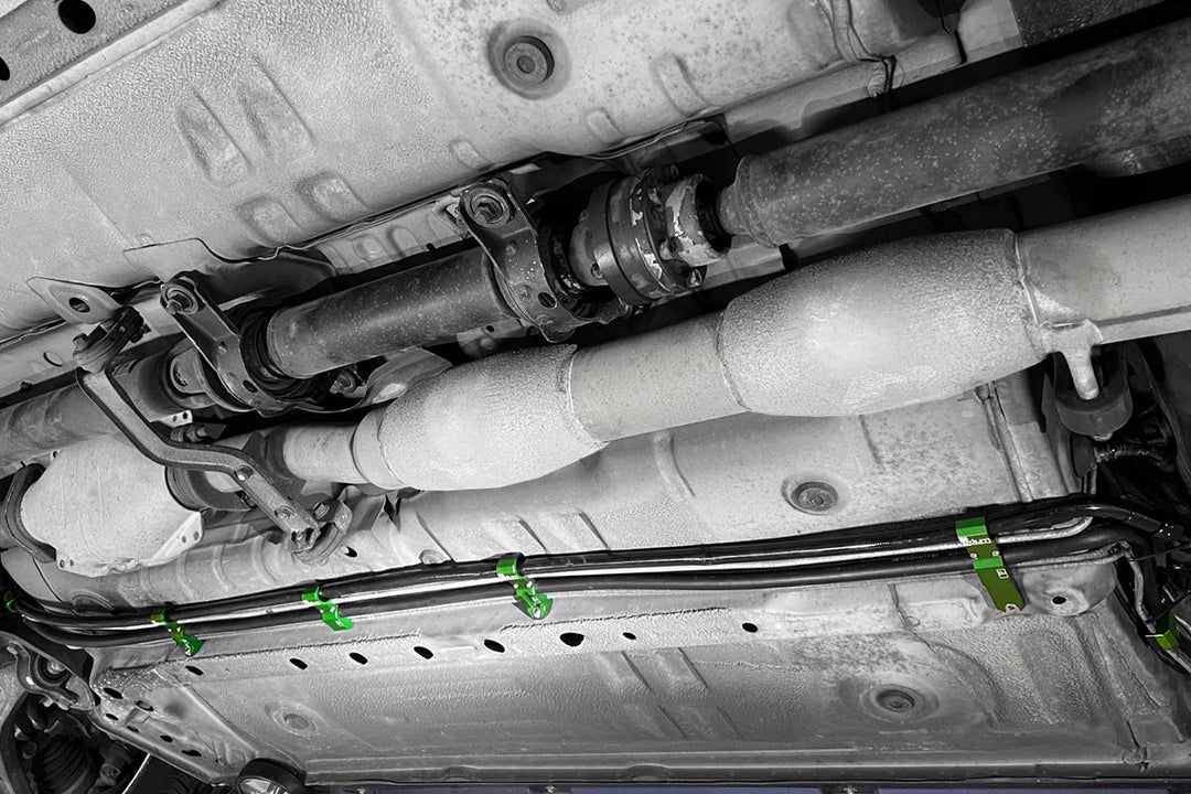 Radium Fuel Hanger Plumbing Kit Mitsubishi EVO 1-6 Stainless Filter