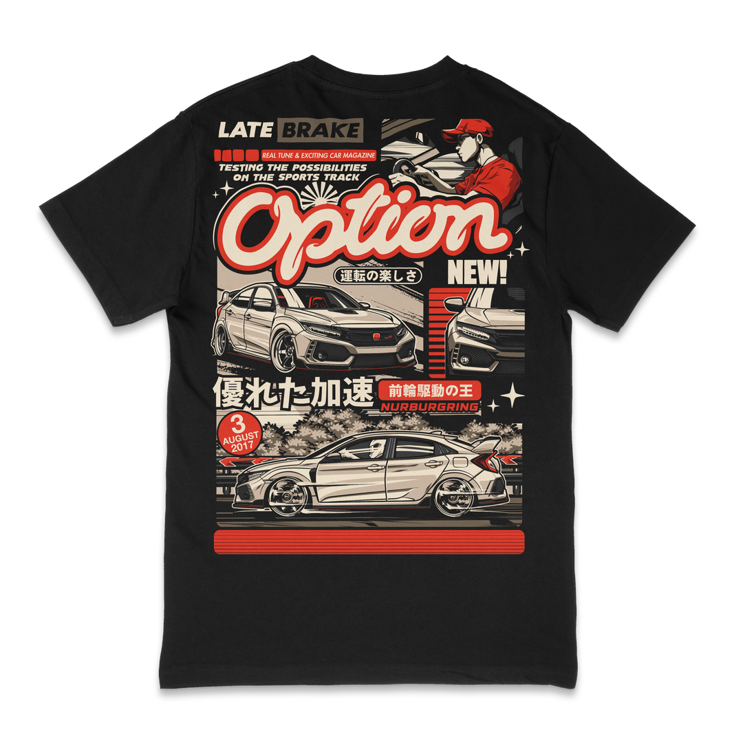 Civic Option T-Shirt T-Shirt Late Brake