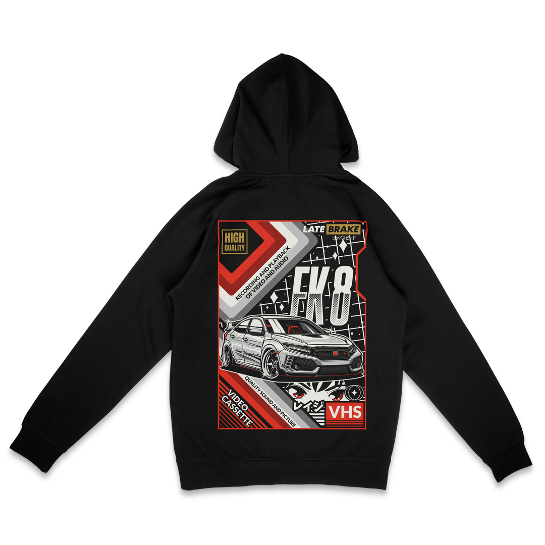 Civic VHS Hoodie Hoodie Late Brake