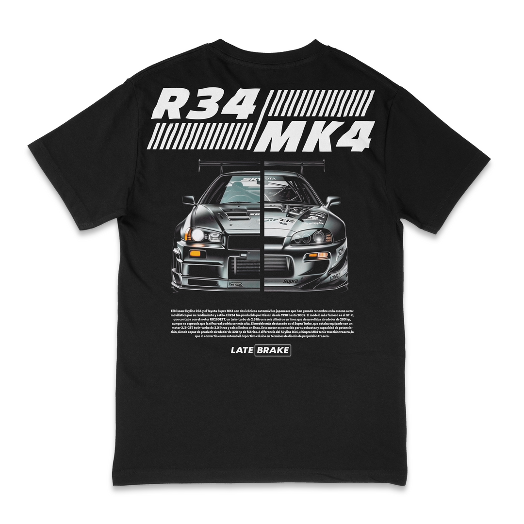 R34 MK4 Drivers Collective T-Shirt T-Shirt Late Brake