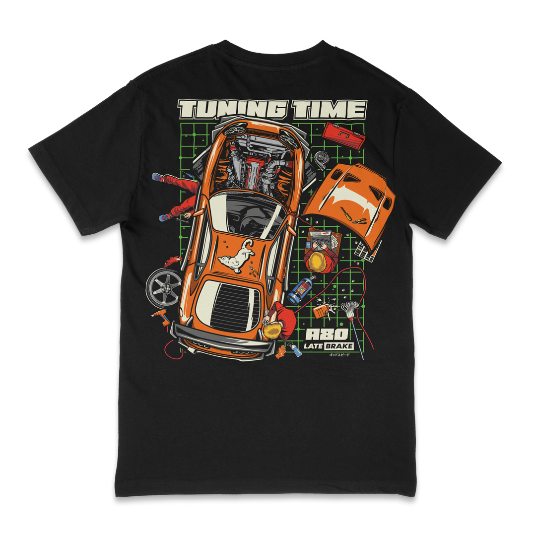 Tuning Time T-Shirt T-Shirt Late Brake