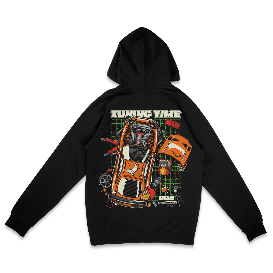 Tuning Time Hoodie Hoodie Late Brake
