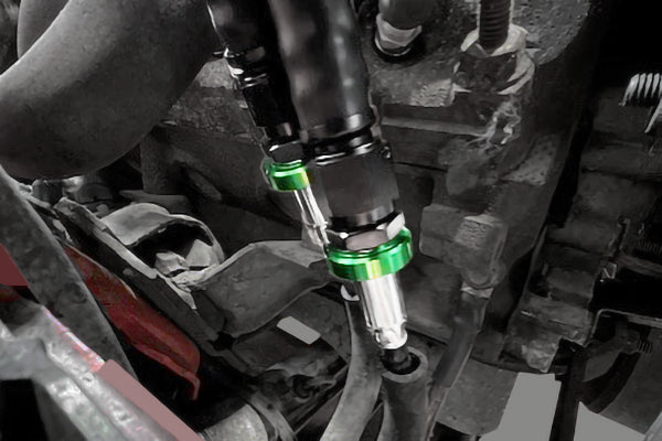 Radium Engineering 6AN Male to 3/8in Spring Lock Male Adapter Fitting Vehicles & Parts Radium engineering