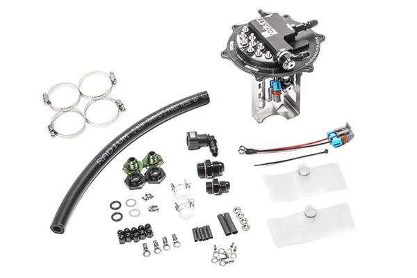 Radium Engineering Fuel Pump Hanger – Mitsubishi Evo 7–9 – Walbro E85