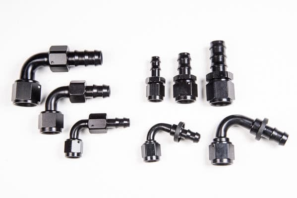 Radium Pushlok Hose End 8An 90Deg Vehicles & Parts Radium engineering