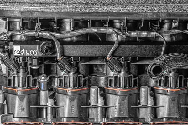 Radium Engineering Fuel Rails Audi R8 Lamborghini Huracan.