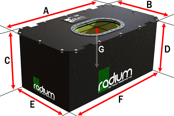 Radium Engineering R22A Radium Fuel Cell - 22 Gallon Vehicles & Parts Radium engineering
