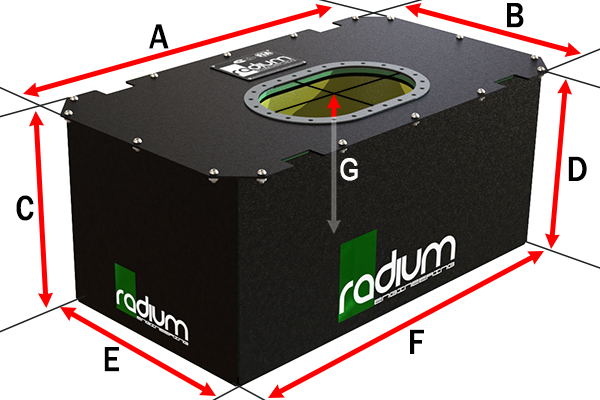 Radium Engineering R22A Radium Fuel Cell - 22 Gallon.