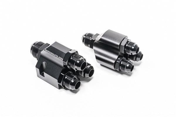 Radium Engineering 3 Into 1 Distribution Block With Fittings - High Quality Fuel Or Fluid Distribution - View #11