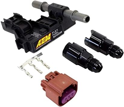 AEM Ethanol Content Flex Fuel Sensor w/ -6AN fittings Kit Motor Vehicle Parts AEM Electronics