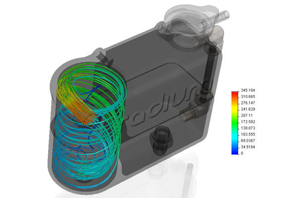 Radium Coolant Expansion Tank Elise/Exige Firewall Mount Vehicles & Parts Radium engineering